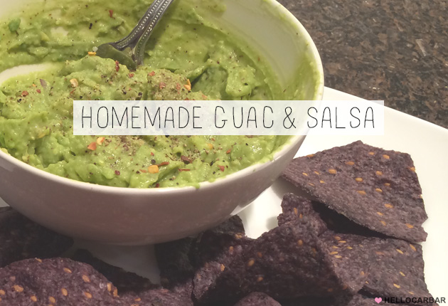 There are worse things to have for dinner than guac & salsa