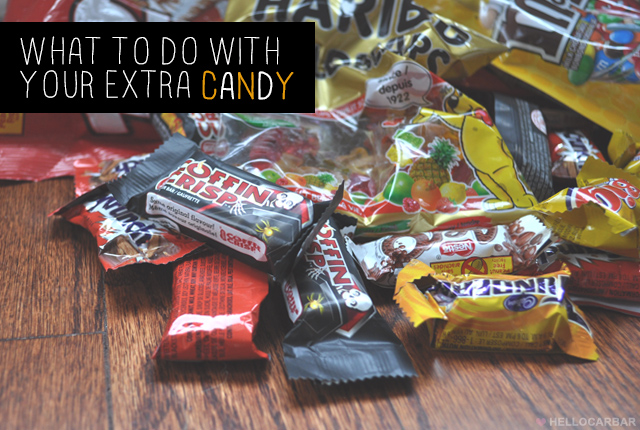5 Things to do with leftover Halloween candy (..after the sugar rush subsides)